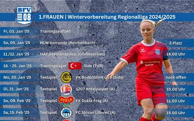 Vorbereitung zur Regionalliga-Rückrunde